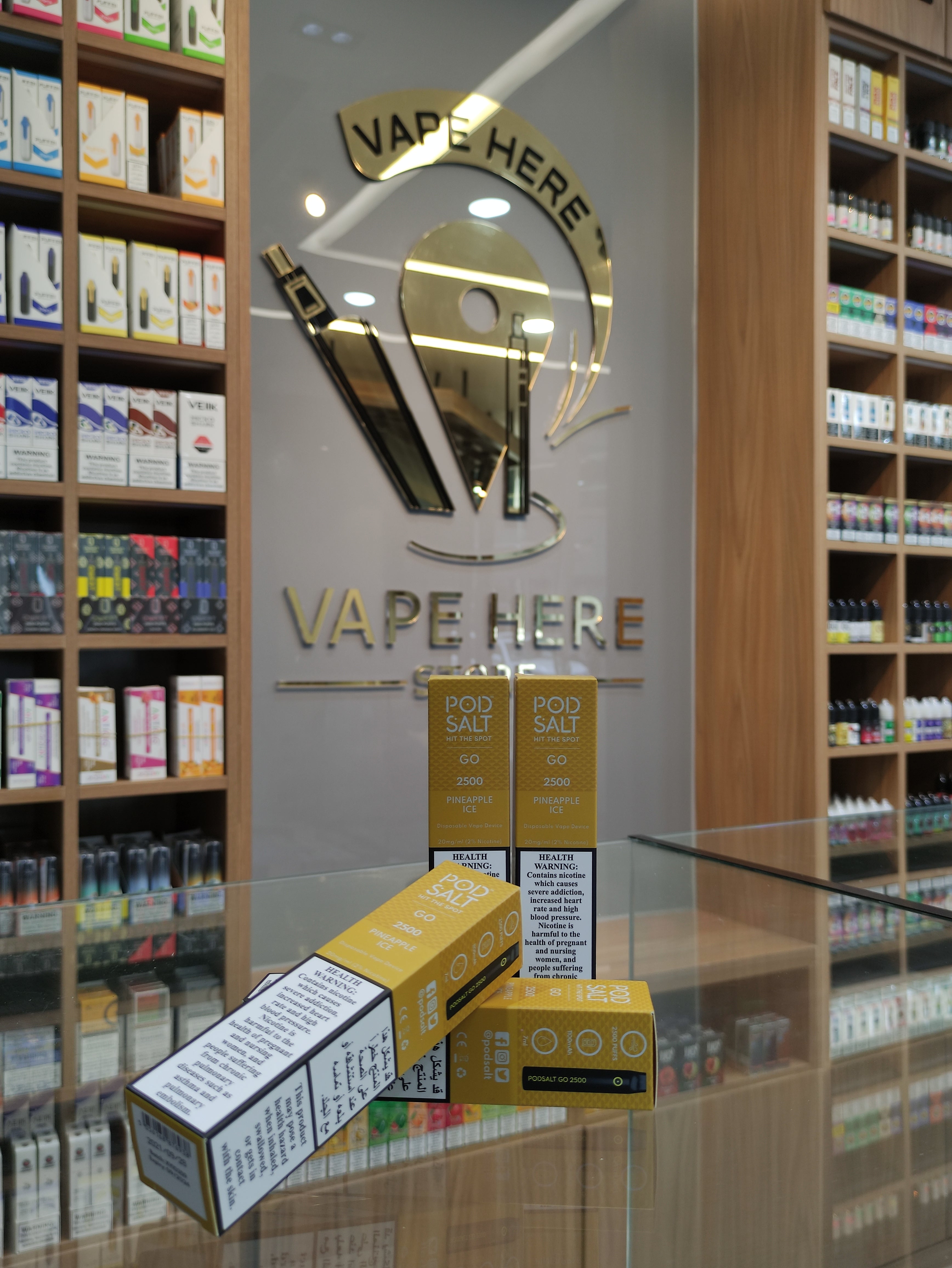 PS GO 2500 Disposable Vape Device (20mg) - Vape Here Store
